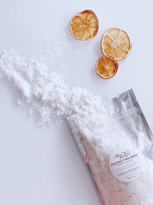 Vanilla Bean | Orange || Coconut Milk Bath 8.5 OZ.