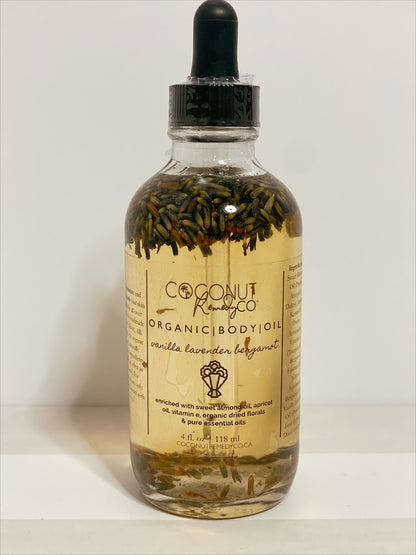 Lavender, Vanilla, Bergamot || All Over Body Oil